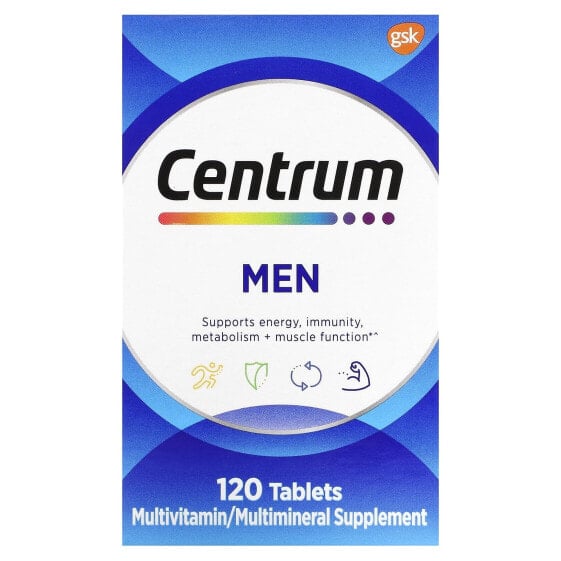 Мультвитамины для мужчин CENTRUM, 120 таблеток