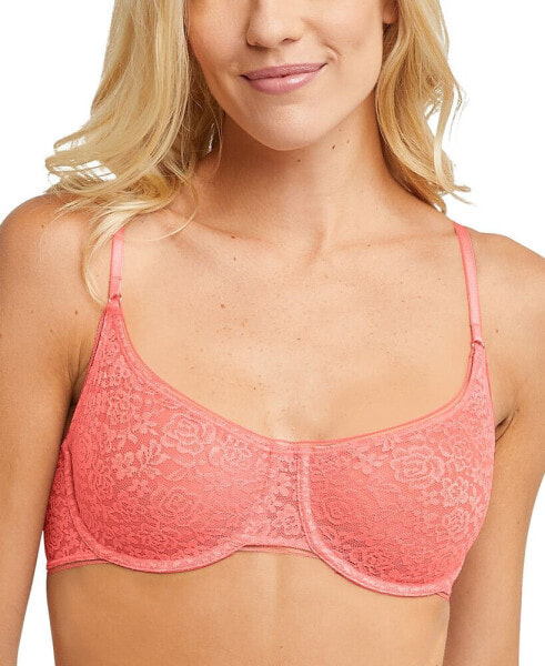 Pure Comfort Stretch Lace Demi Underwire Bra DM202C