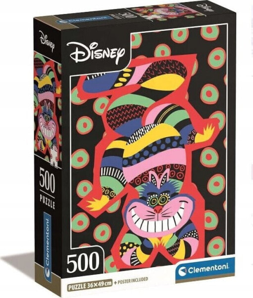 Clementoni Clementoni Puzzle 500el Compact The Cheshire Cat 35533