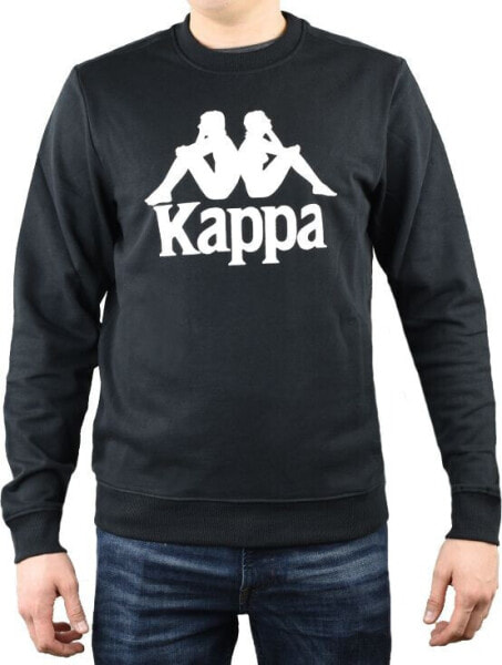 Kappa Bluza męska Sertum Rn Sweatshirt czarna r. XL (703797-19-4006)