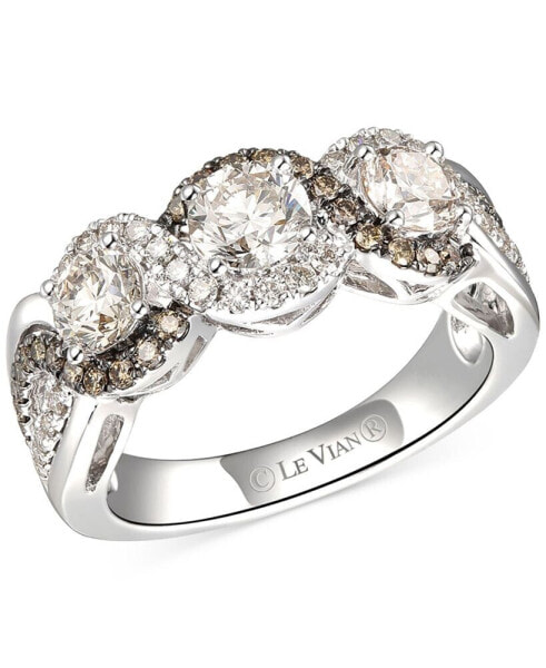 Nude Diamond & Chocolate Diamond (1-5/8 ct. t.w.) Ring in Platinum