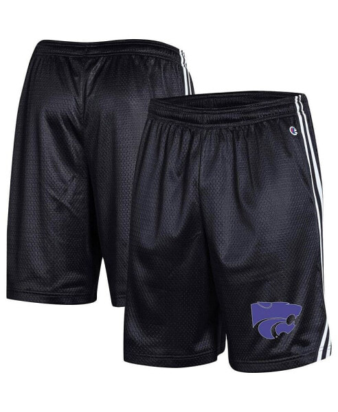 Men's Black Kansas State Wildcats Team Lacrosse Shorts