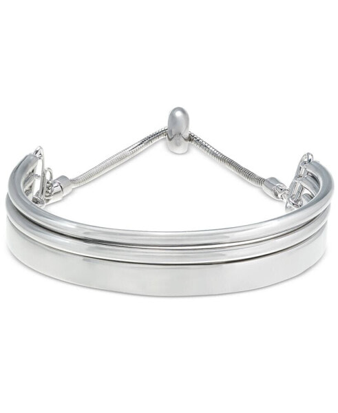 Silver-Tone Slider Bracelet, Created for Macy's