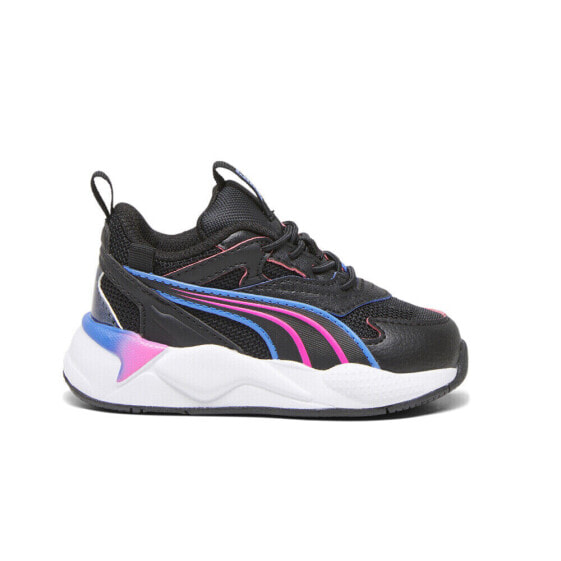 Puma RsX Efekt Cosmic Girl Graphic Gradient Slip On Toddler Girls Black, Blue S