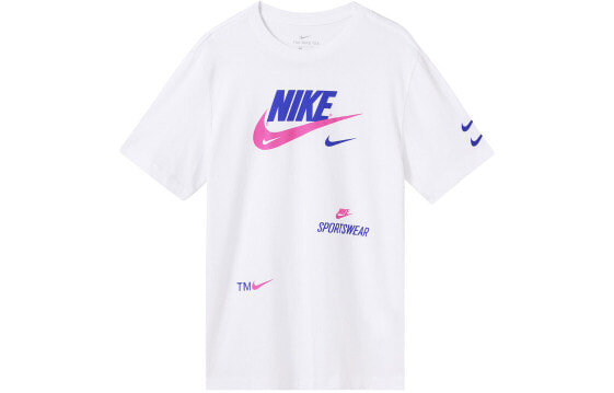 Футболка мужская Nike CU0079-100 белого цвета