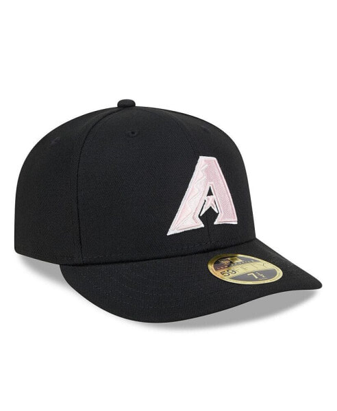 Men's Black Arizona Diamondbacks 2024 Mother's Day Low Profile 59FIFTY Fitted Hat