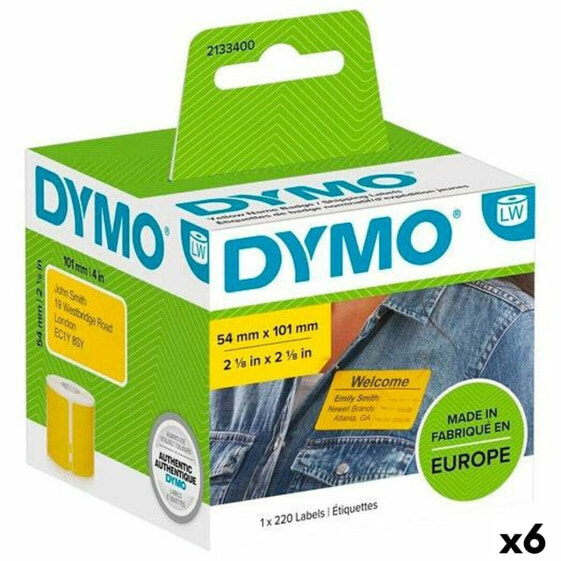 Этикетки для принтера Dymo Label Writer Жёлтый 220 Предметы 54 x 7 mm (6 штук)