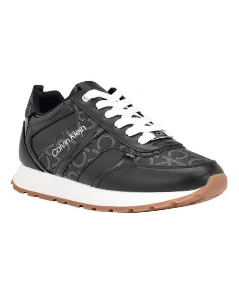 Women's Carlla Round Toe Lace-up Sneakers