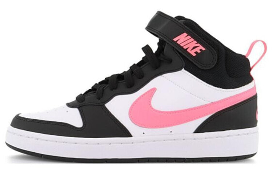Кеды Nike Court Borough Mid 2 Black Pink White для детей