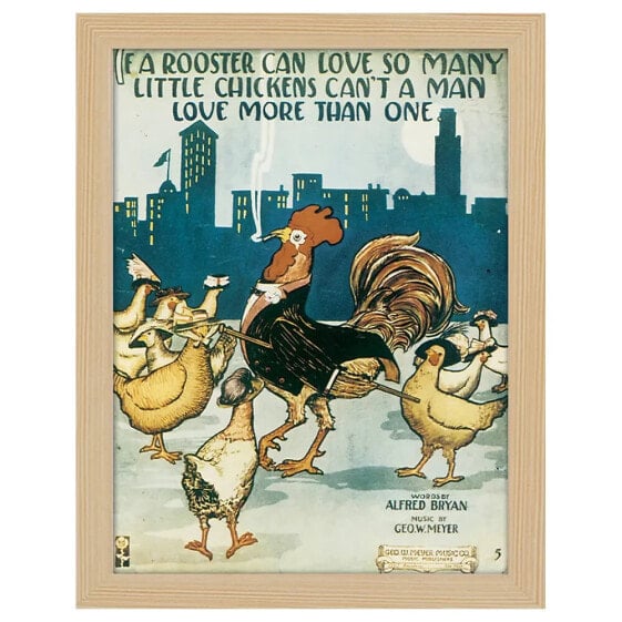 Bilderrahmen If A Rooster Can Love…