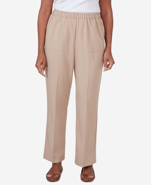 Petite Tuscan Sunset Pull On Twill Pant