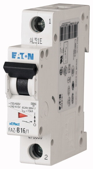 Eaton FAZ-B16/1 - Miniature circuit breaker - Type B - IP20