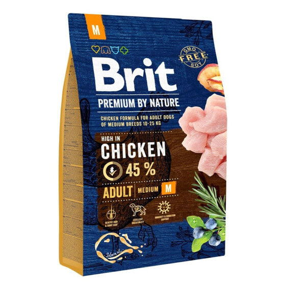 Сухой корм для собак Brit Premium by Nature Adult с Курицей 8 кг