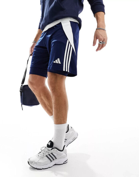 adidas Tiro 24 Training 2-in-1 short in blue