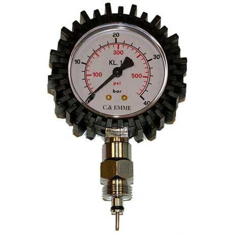 CRESSI Pressure Gauge for Air Gun 40 Bar Manometer