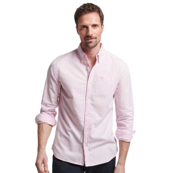 SUPERDRY Cotton Oxford long sleeve shirt