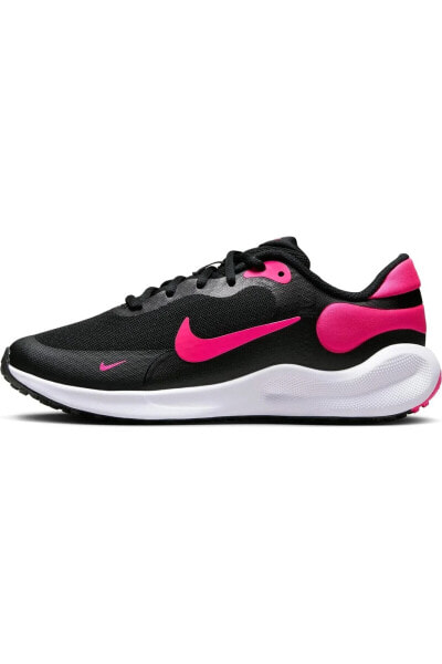 Кроссовки женские Nike Revolution 7 Gs Черно-розовый (FB7689-002)