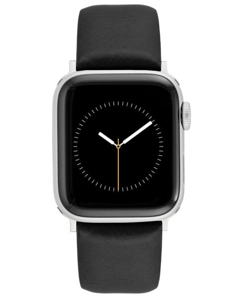 Ремешок для часов Vince Camuto Black Premium Leather Ultra2 42мм, 44мм, 45ммApple Watch
