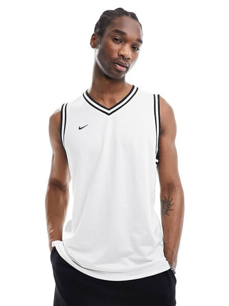 Nike Basketball DNA Dri-Fit unisex jersey in white