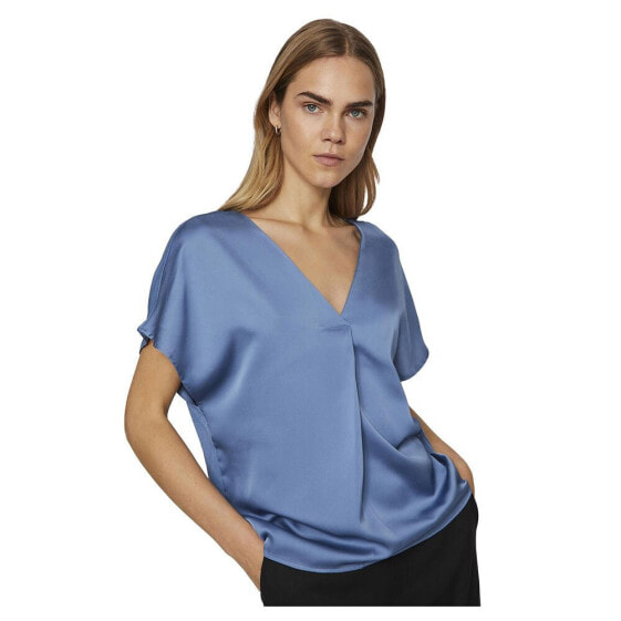 VILA Ellette Short Sleeve Blouse