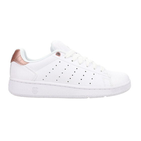 K-Swiss Classic Pf Lace Up Womens White Sneakers Casual Shoes 98505-194