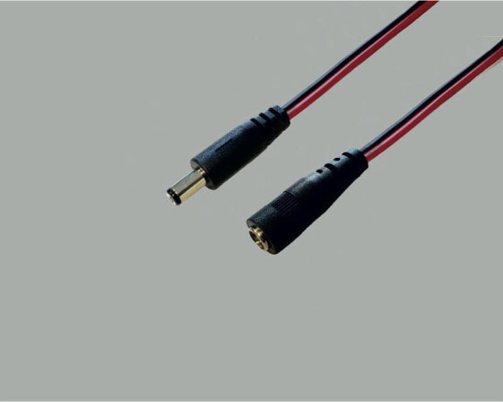 BKL Electronic 072074 кабель питания Черный/красный 3 m