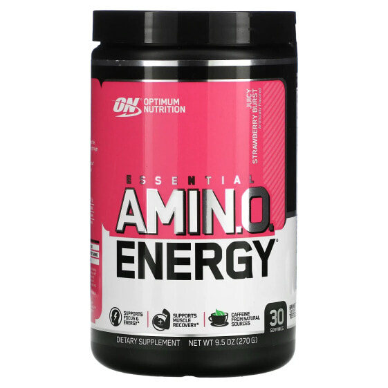 Аминокислоты Optimum Nutrition Essential Amin.O. Energy, Blue Raspberry, 270 г