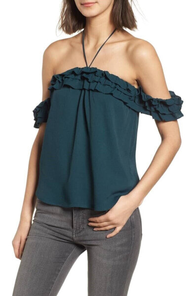 Women's Mcguire Norfolk Off The Shoulder Top, Size Large 150727