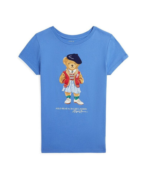 Big Girls Polo Bear Cotton Jersey T-shirt