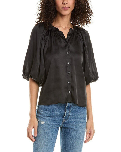 Stella + Lorenzo Puff Sleeve Blouse Women's