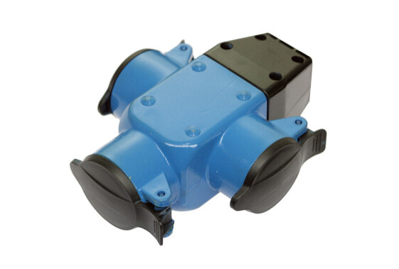 as-Schwabe 60057 - Blue - Rubber - IP44 - Splash proof - 230 V - 16 A