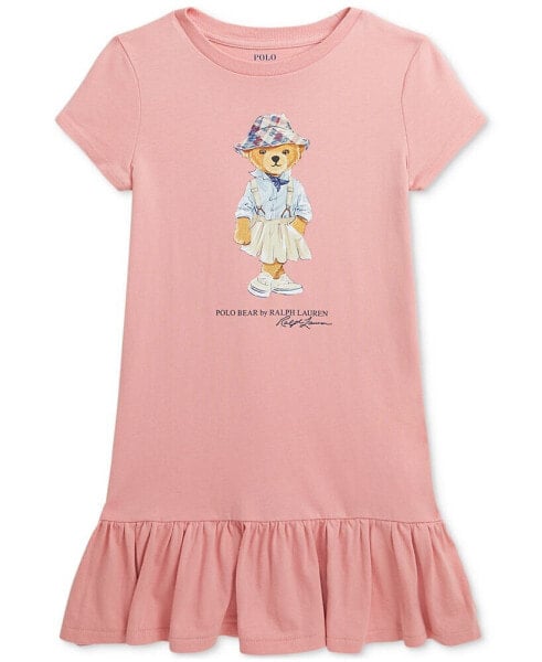 Toddler & Little Girls Polo Bear Cotton Jersey Tee Dress