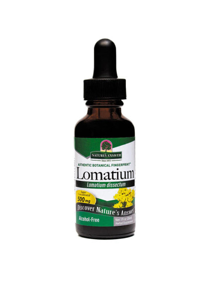Nature's Answer Lomatium Alcohol Free Экстракт ломатиума рассечнного, без спирта 500 мг 30 мл