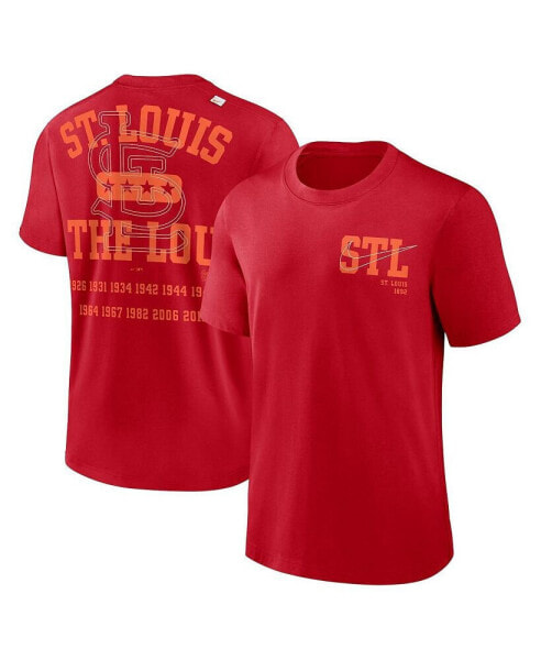 Men's Red St. Louis Cardinals Statement Game Over T-shirt