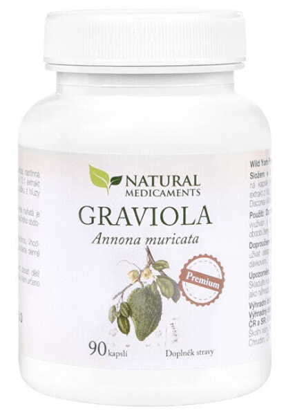 Антиоксидант Natural Medicaments Анона Гравиола (Annona muricata) 90 капсул