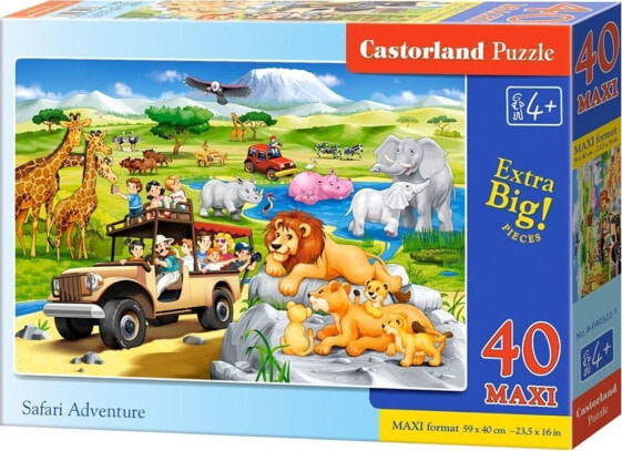 Пазл Castorland Safari Adventure 40 maxi - CASTOR