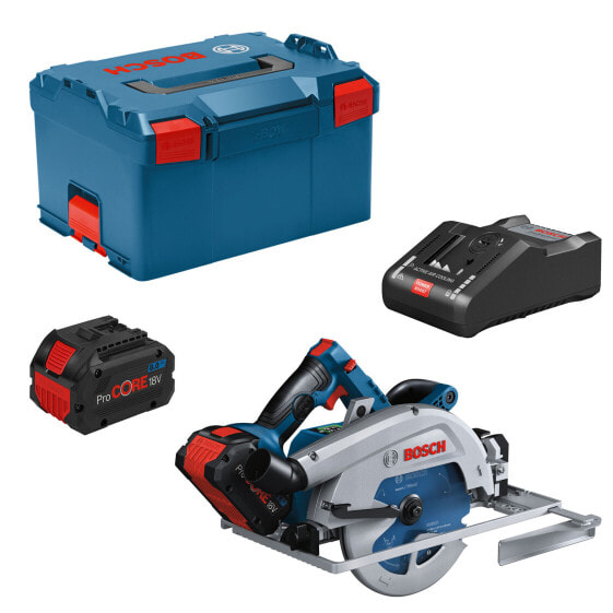 Bosch Akku-Handkreissäge GKS 18V-68 GC Biturbo, 2x Akku 8,0 Ah + Lader in L-Boxx