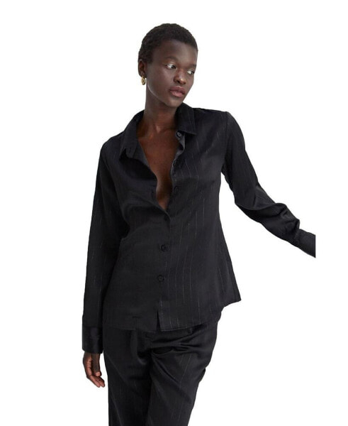 Блузка женская Crescent Maurice с ламé полосками