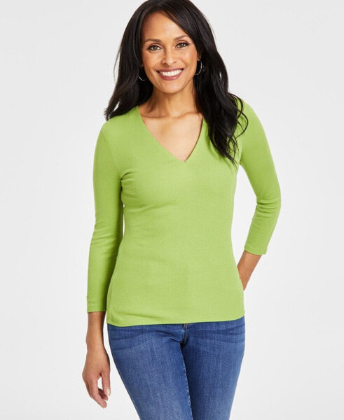 Women's Ribbed Top, Created for Macy's