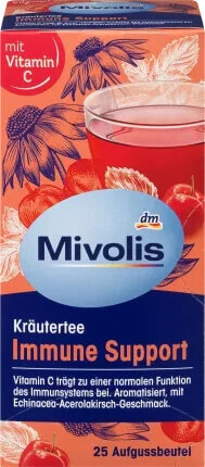 Kräutertee "Immune Support" mit Vitamin C (25 Beutel), 50 g