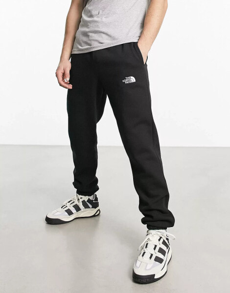 The North Face Essential oversized joggers in black Exclusive at ASOS