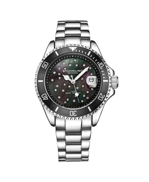 Women's Silver Tone Stainless Steel Bracelet Watch 39mm