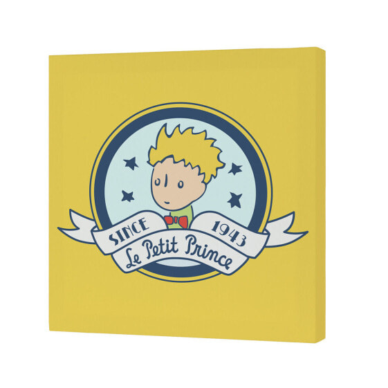 Полотно HappyFriday Le Petit Prince Son avion Разноцветный 27 x 27 cm