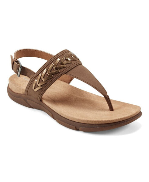 Women's Monte Round Toe Thong Strap Sandals