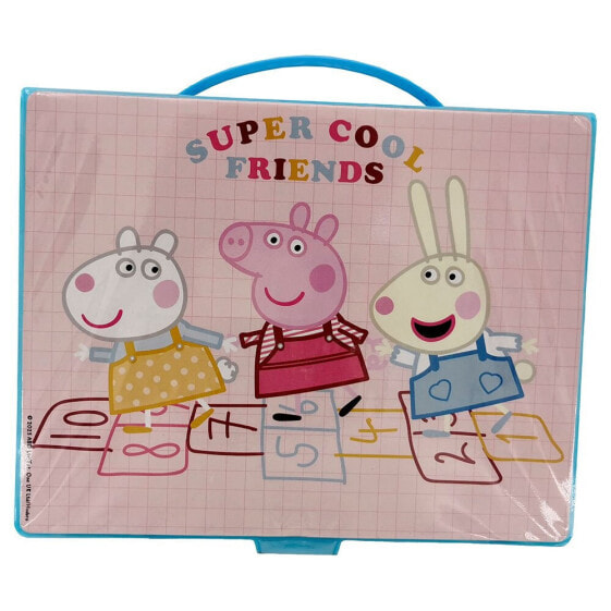 PEPPA PIG 44 Pieces Art Set In Box Briefcase Style