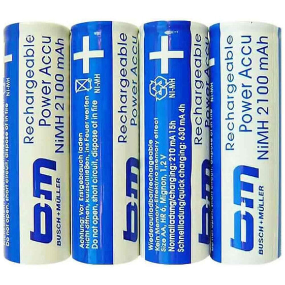 BUSCH&MULLER 2100mAh Rechargeable Battery