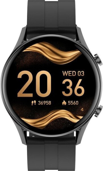 Smartwatch Gino Rossi SW019-2 Czarny (SW019-2)