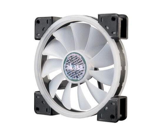 Akasa Vegas TLY - Fan - 14 cm - 1200 RPM - 21.2 dB - 41.2 cfm - Black - Translucent