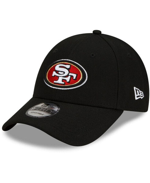 Men's Black San Francisco 49ers Team The League 9FORTY Adjustable Hat