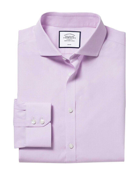 Charles Tyrwhitt Non-Iron 4 Way Stretch Pow Check Shirt Men's